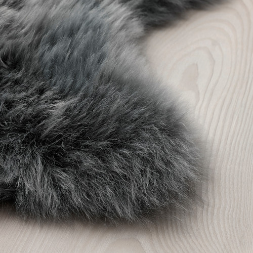 ULLERSLEV Sheepskin, light grey, 85 cm