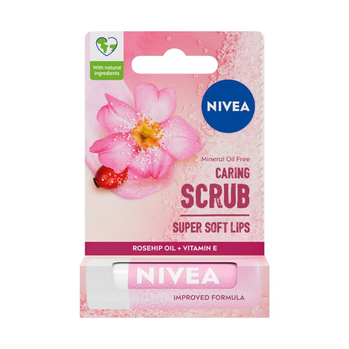 NIVEA 2in1 Rosehip Oil & Vitamin E Lip Scrub