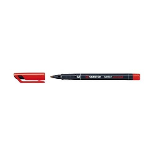 STABILO OHPen Universal Overhead Projection Pen Medium, red