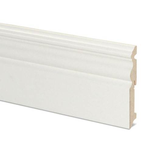 GoodHome MDF Skirting Board 19 x 120 x 2200 mm, white