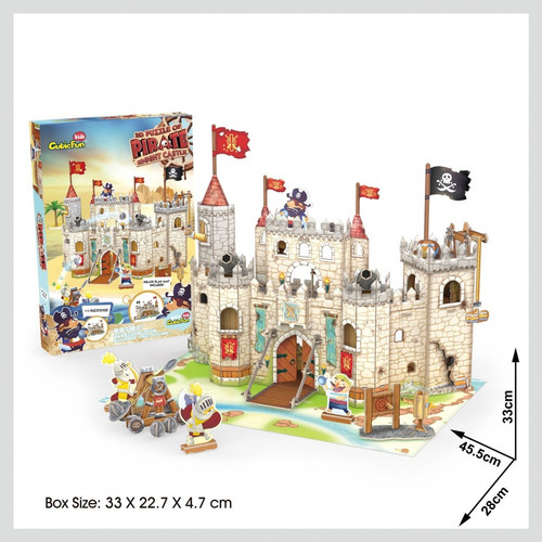 Cubic Fun 3D Puzzle of Pirate Knight Castle 7+