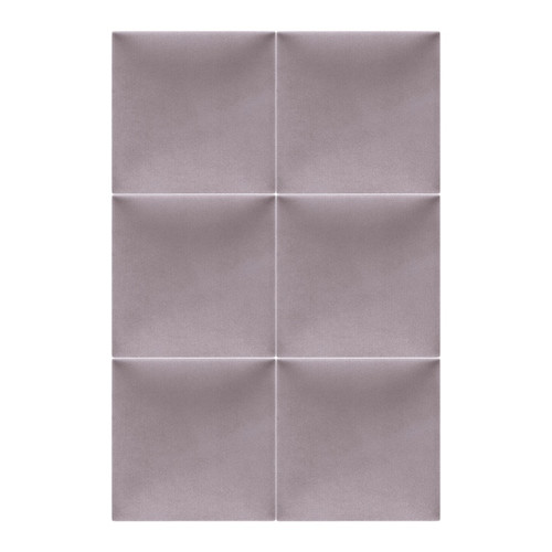 Upholstered Wall Panel Stegu Mollis Square 30x30cm, lavender