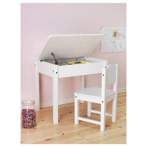 SUNDVIK Children's desk, white, 60x45 cm