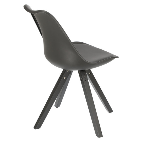 Dining Chair Norden Star Square, black/black