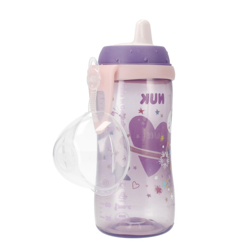 NUK First Choice Kiddy Cup Night 300ml 12m+, lilac