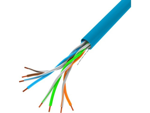 Lanberg LAN Cable UTP Cat.5E CU LCU5-12CU-0305-B 305m, blue