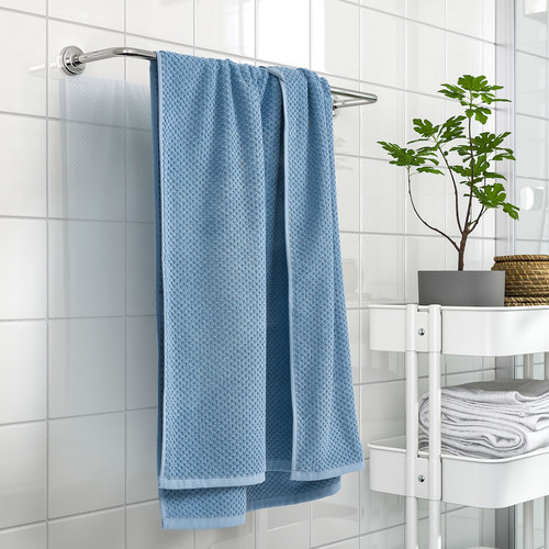 GULVIAL Bath towel, dark grey-blue, 70x140 cm