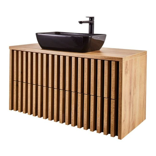 Bathroom Countertop Line 101x45.3 cm, golden oak