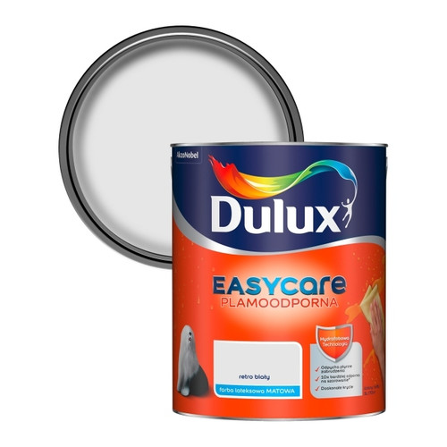 Dulux EasyCare Matt Latex Stain-resistant Paint 5l retro white