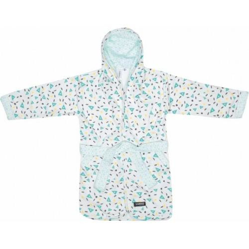 Luma Baby Bathrobe 86/92cm Shapes Mint