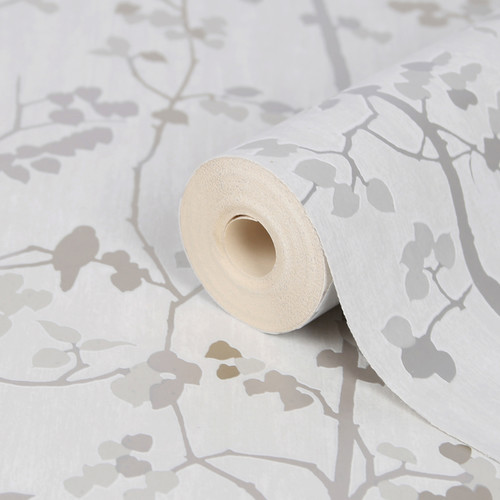 GoodHome Vinyl Wallpaper on Fleece Bromus, light beige