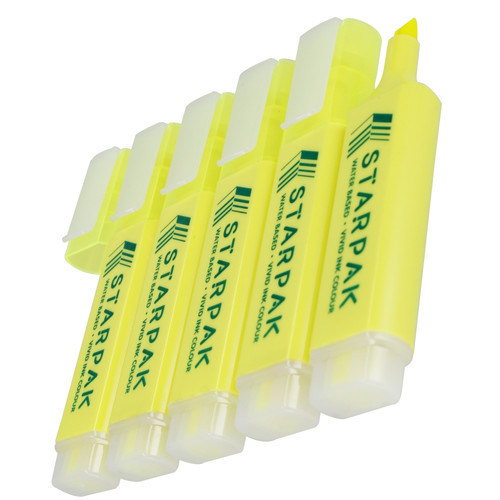 Starpak Highlighter Yellow 10pcs