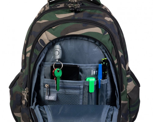 School Backpack 31x43x17 Camo