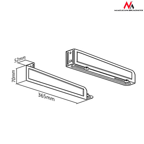 Maclean Adjustable Microwave Holder MC-807