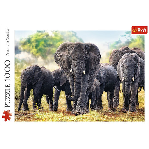 Trefl Jigsaw Puzzle African Elephants 1000pcs 12+