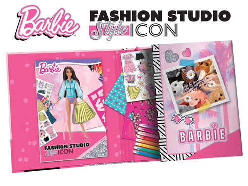 Lisciani Fashion Studio Style Icon Sketchbook Barbie 5+