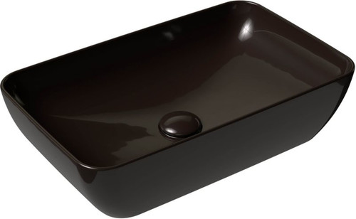 Ravak Bathroom Sink Wash Basin Ceramik Slim R 50 cm, black