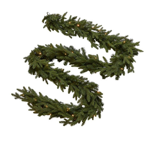 Christmas Garland with LED Thetford 274 cm, battery-operated