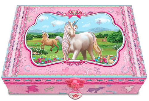 Pecoware Box with Diary Unicorns 6+