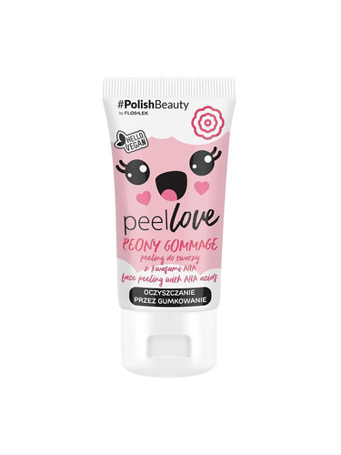 Floslek PeelLove Peony Gommange Face Peeling with AHA Acids Vegan 75ml