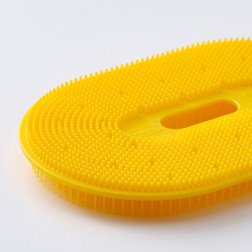 UPPFYLLD Vegetable scrubber, bright yellow