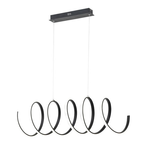 Pendant Lamp Ribbon 3200lm 4000K, matt black