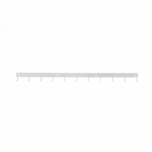 Rack with Hooks 80, white