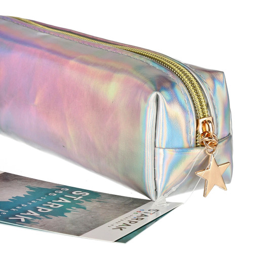 Pencil Case Sparkle Silver