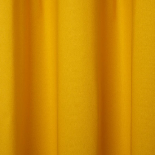 Curtain GoodHome Hiva 140x260cm, mustard yellow