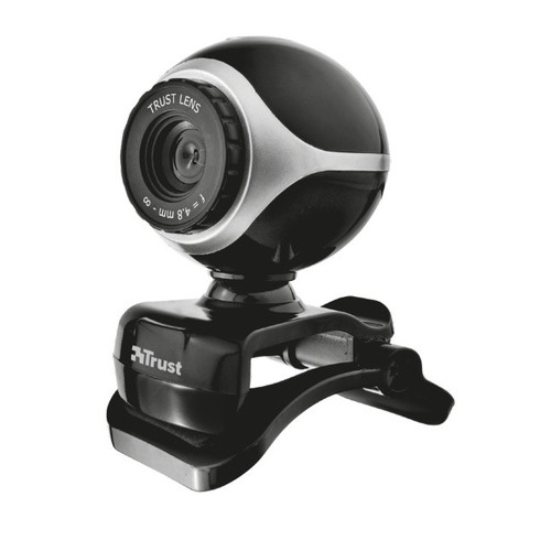 Trust Webcam Exis, black/silver