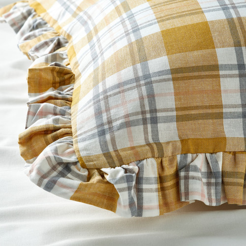 PARKOLVON Pillowcase, multicolour/check, 50x60 cm