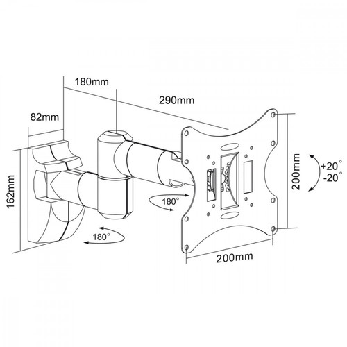 MC-503B LCD Bracket 