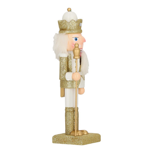 Nutcracker Christmas Decoration William 3 25cm, white