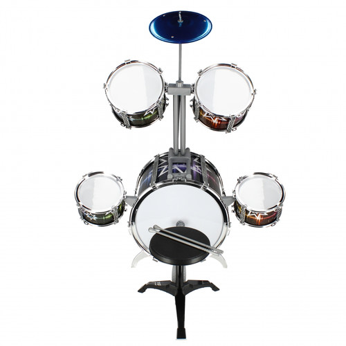 Jazz Music Drum Set, assorted colours, 3+