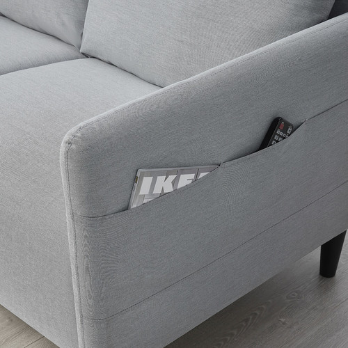 ANGERSBY 3-seat sofa, Knisa light grey