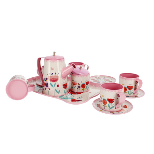 Boutique Tea Set Metal 13pcs 3+