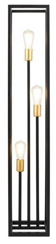 Floor Lamp 3-p, black-gold