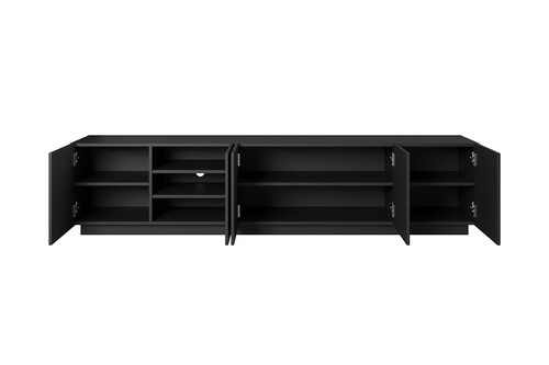 TV Cabinet Asha 200 cm, matt black