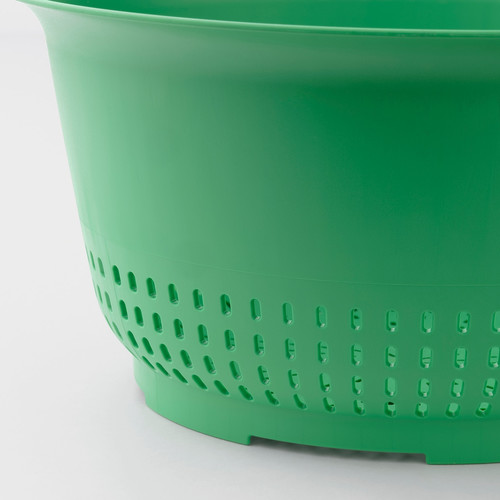 UPPFYLLD Colander, bright green, 24 c