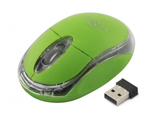 Esperanza Wireless Optical Mouse CONDOR, 3D, 2.4GHz, TM120G, green