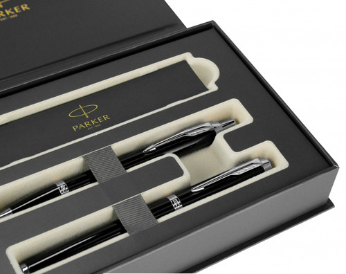 Parker Gift Set IM Matt Black CT - Fountain Pen & Ballpoint Pen