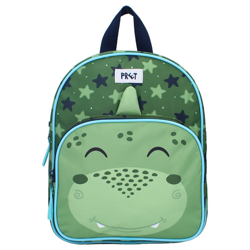 Pret Children's Backpack Preschool Dino Giggle green