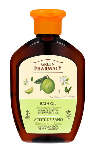 Green Pharmacy Relaxing Bath Oil Bergamot & Lime Vegan 250ml