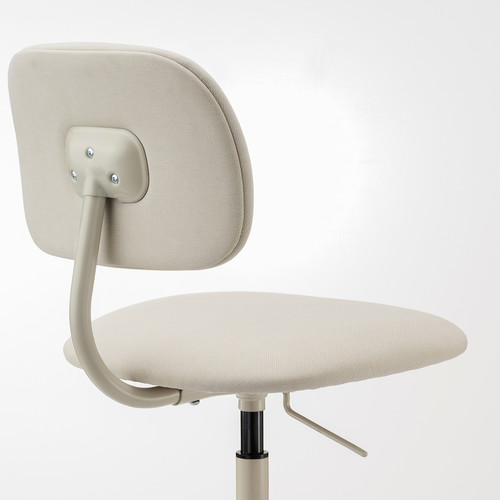 BLECKBERGET Swivel chair, Idekulla beige