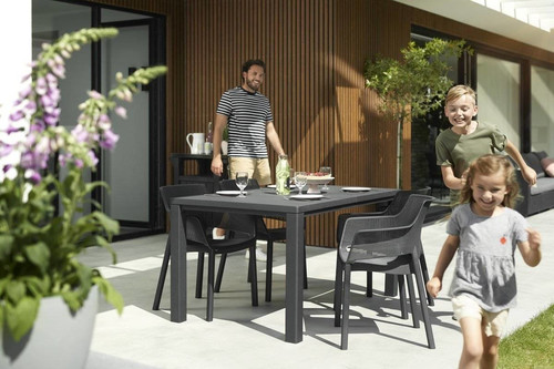 Garden Dining Table Julie 2, graphite