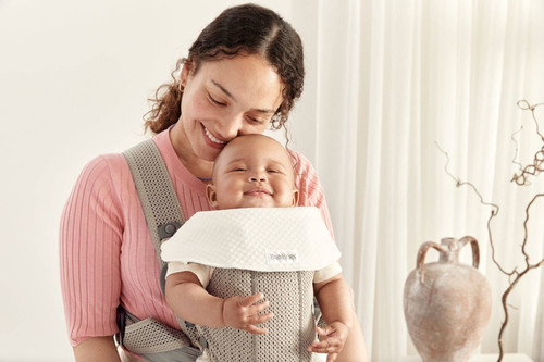 BABYBJÖRN - Baby Carrier MINI 3D Mesh, Grey Beige 0-12m