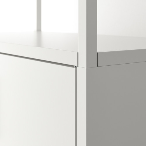TROTTEN Cabinet with doors, white, 70x110 cm
