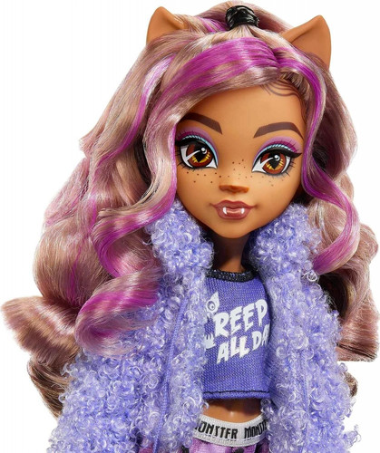 Monster High Doll And Sleepover Accessories, Clawdeen Wolf, HKY67 4+