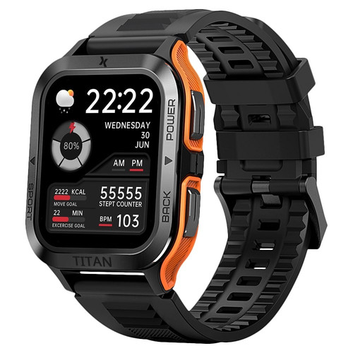 Maxcom Smartwatch Fit FW67 Titan Pro, orange-black