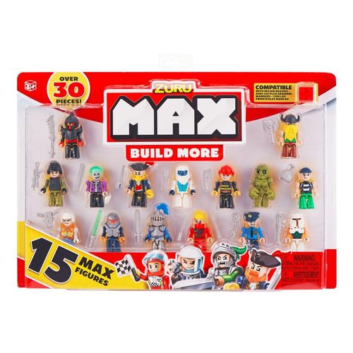 Zuru Max Build Blocks - Figures Set 15pcs 3+